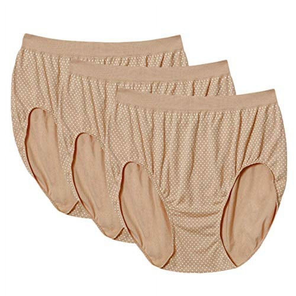 Bali Women's 3-Pack Damask Microfiber Full Brief Panty, 2 Nude/1 Black,  Size 9 : : Clothing, Shoes & Accessories