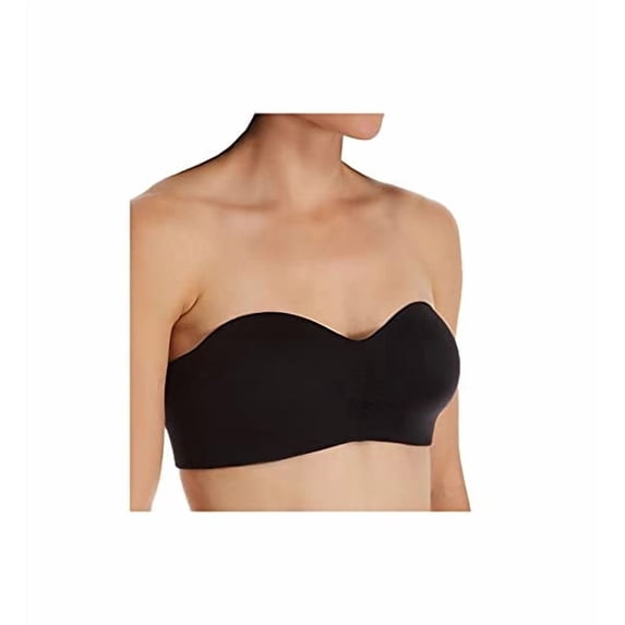 Bali BLACK Comfort Revolution Strapless Wirefree Bra, US 2X-Large