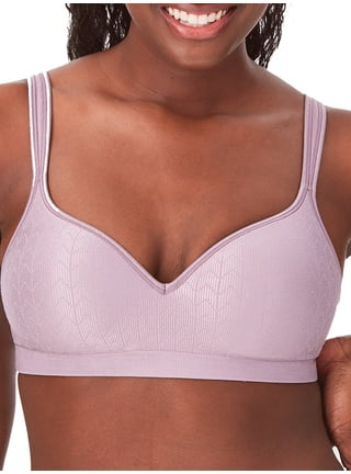 Bali Comfort Revolution Soft Touch Perfect T-shirt Wireless Bra Df3460 In  Rustic Berry Red