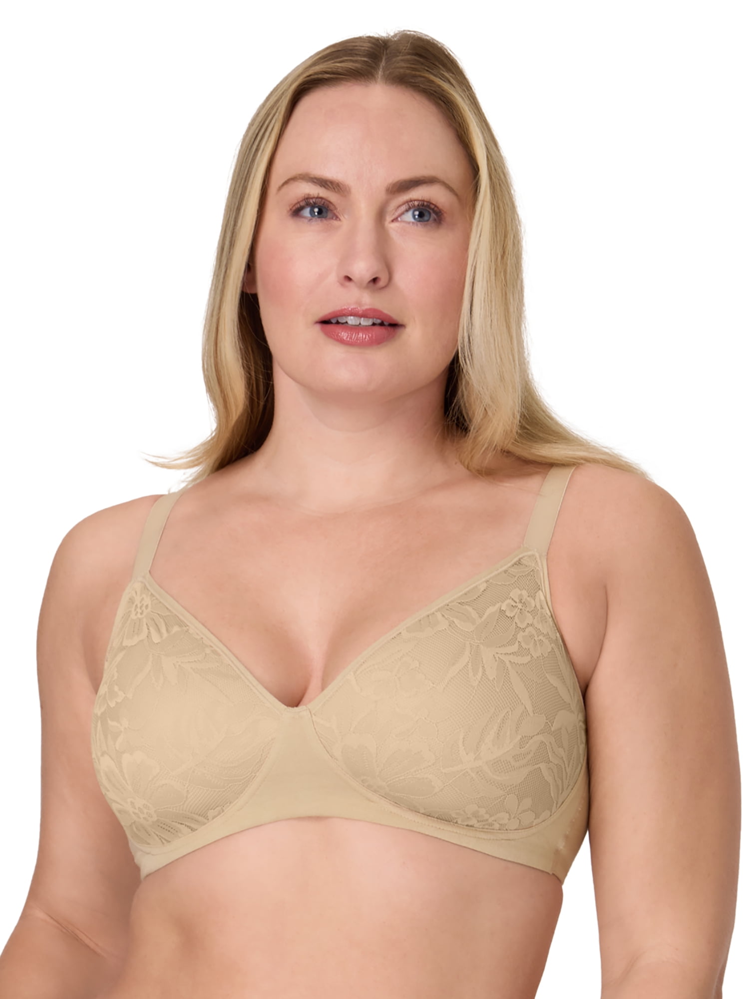 Bali Women's Cotton Modal Wireless Bra with Foam Cups