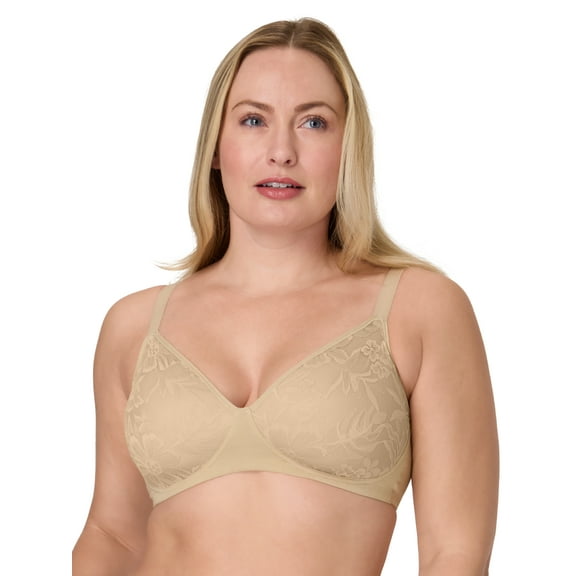 Bali Women's Cotton Modal Wireless Bra with Foam Cups
