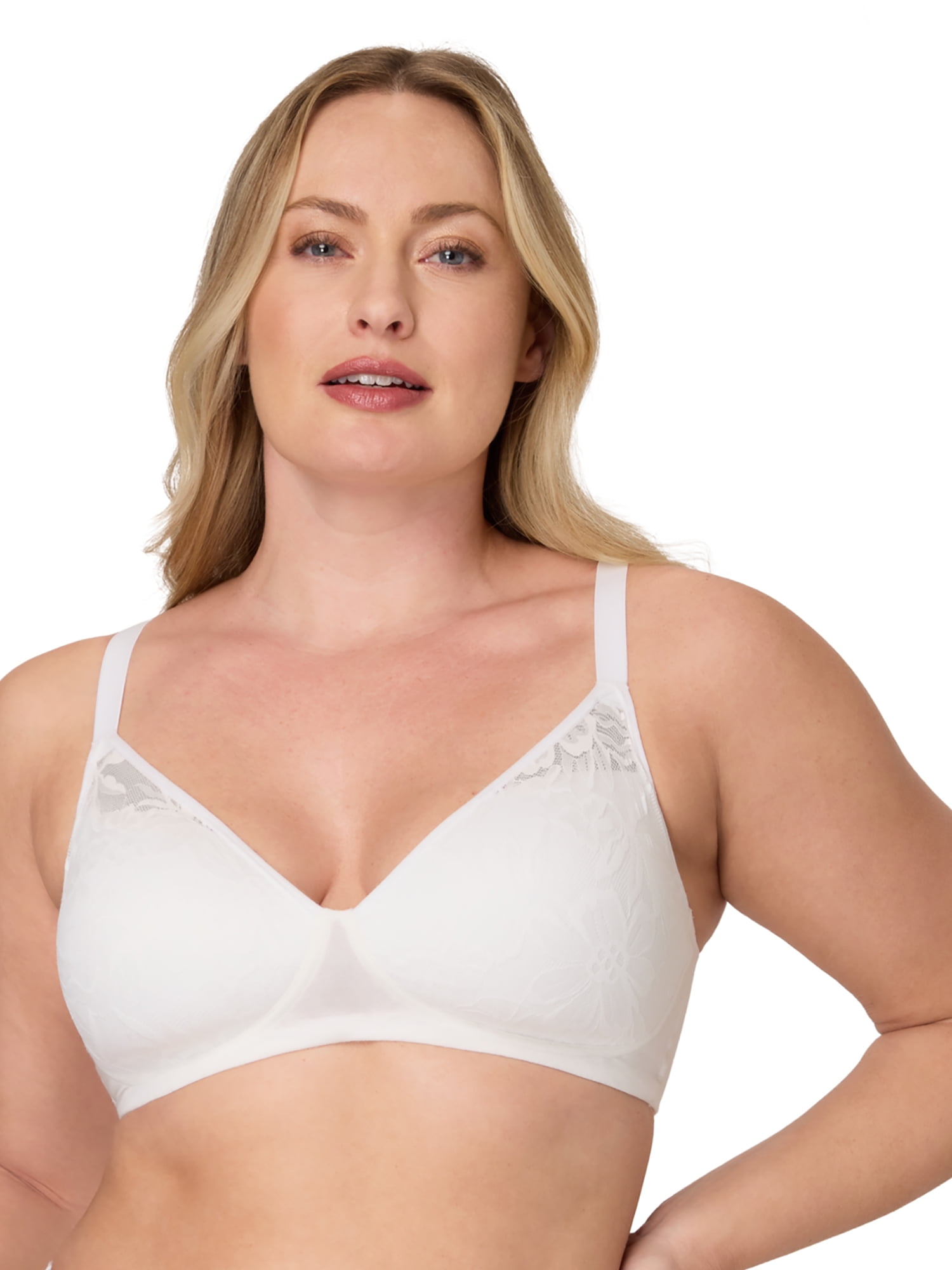 Bali Women's Cotton Modal Wireless Bra with Foam Cups