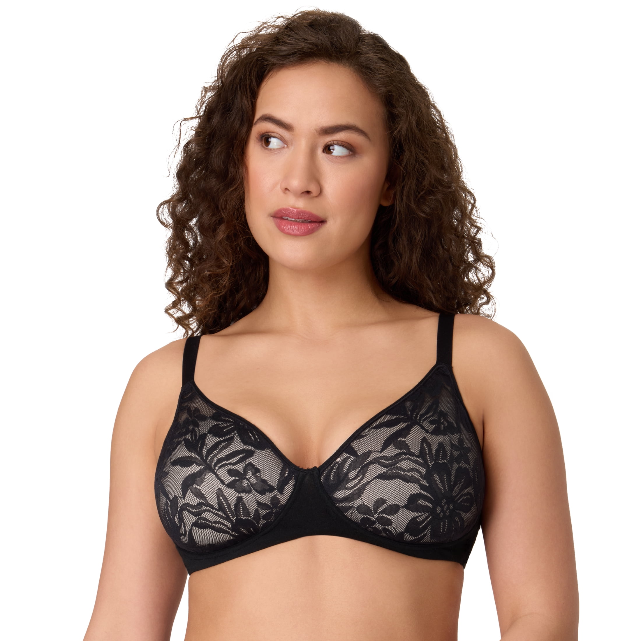 Bali Women's Cotton Modal Wireless Bra with Foam Cups