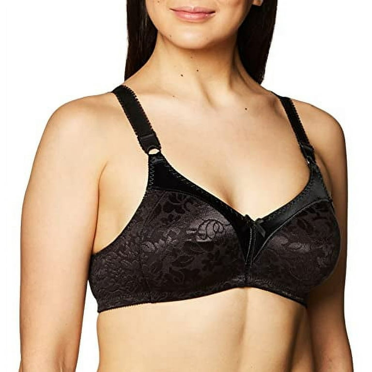 Bali Double Support Wirefree Bra, Black, 34C at  Women's Clothing  store