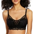 thumbnail image 1 of Women's Bali DF6591 Lace Desire All Over Lace Convertible Wirefree Bra (Black 3X), 1 of 2