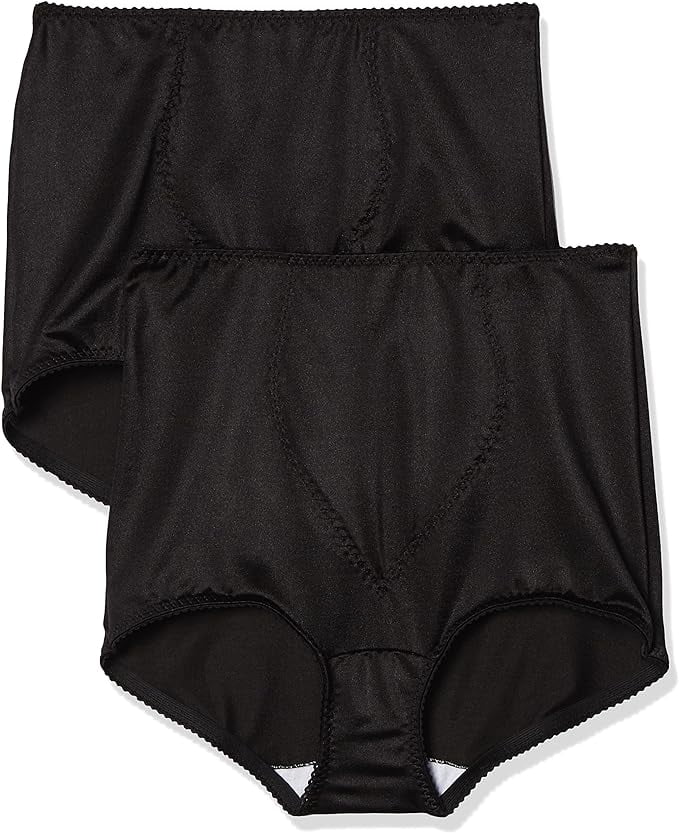 Bali Women’s Light Control Tummy Panel Shapewear Brief Fajas 2-Pack DFX70J - Walmart.com