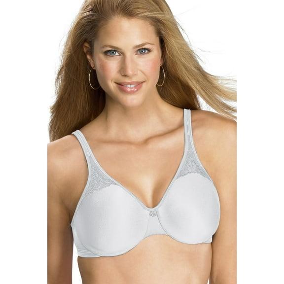 Women's Bali 3385 Passion for Comfort Minimizer Underwire Bra (White 40DD)