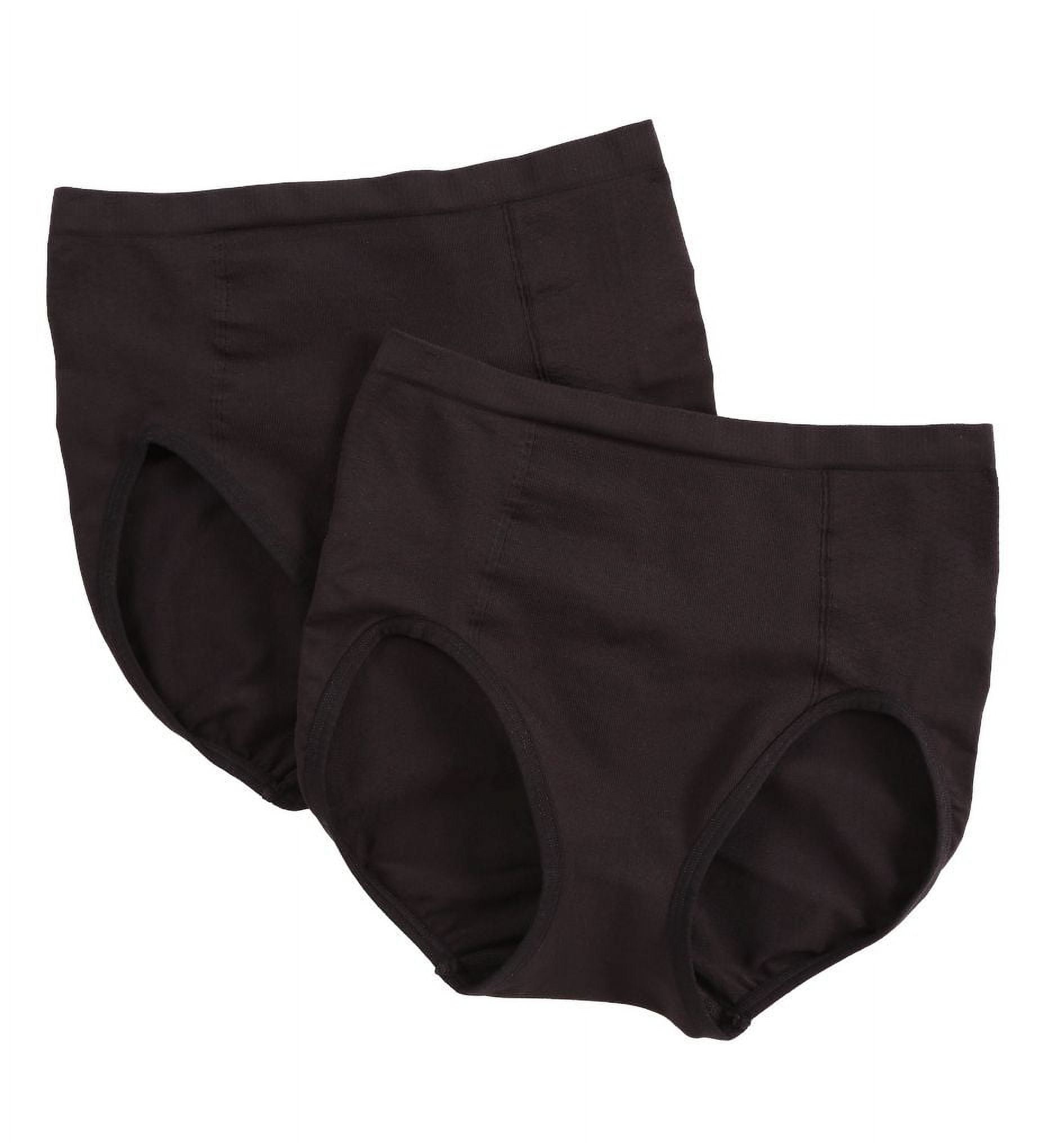 Bali Seamless Ultra Control Briefs 2-Pack - Firm Tummy Shaping, No-Roll Waistband