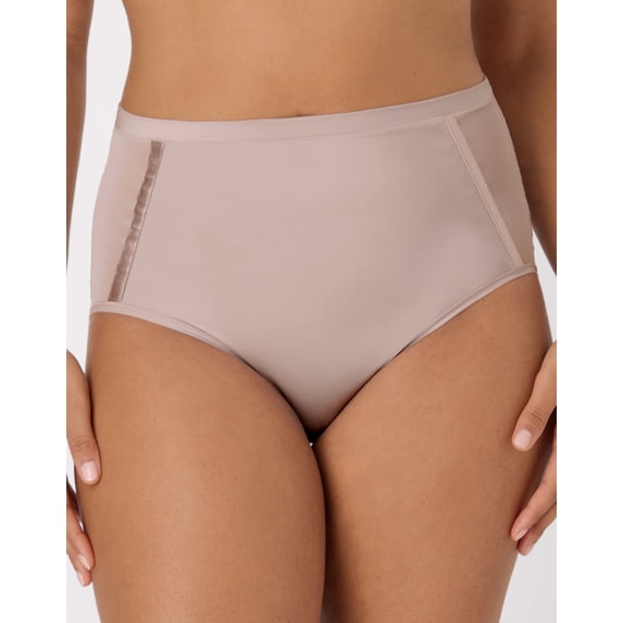 Bali Women's Underwear Brief, Flawless Fit, Moisture Wicking Gloss S