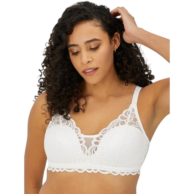 Bali Womens Beautifully You Lace Wireless Bra