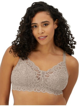 Bali Comfort Revolution Seamless Lace Crop Top, S-Fuschsia Berry at   Women's Clothing store: Bras