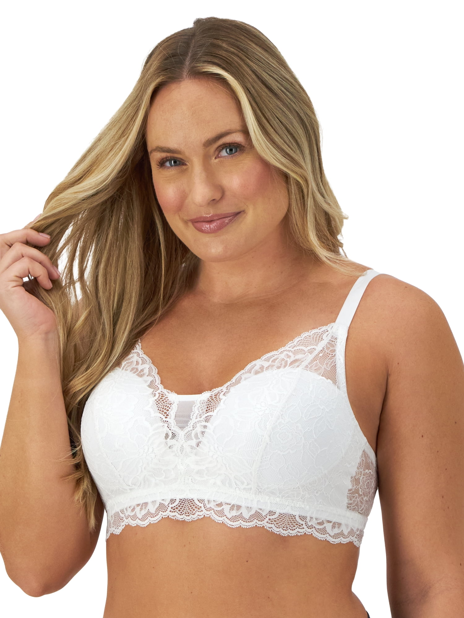 Bali Womens Beautifully You Lace Wireless Bra