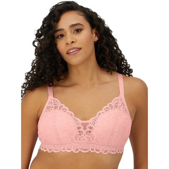 Bali Womens Beautifully You Lace Wireless Bra