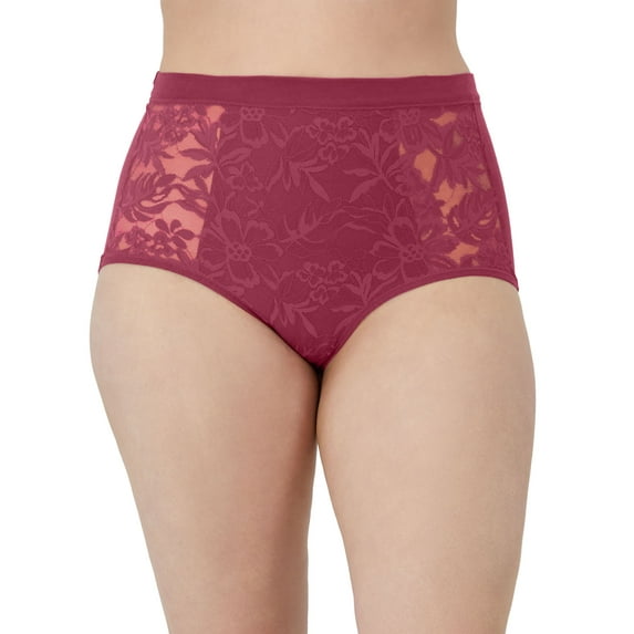 Bali Womens Breathe Lace High-Waist Brief Style-DFCLBF