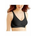 thumbnail image 1 of Bali Womens Comfort Revolution Foam Wirefree Bra (Black, 34C, 34D, 36B, 36C), 1 of 2