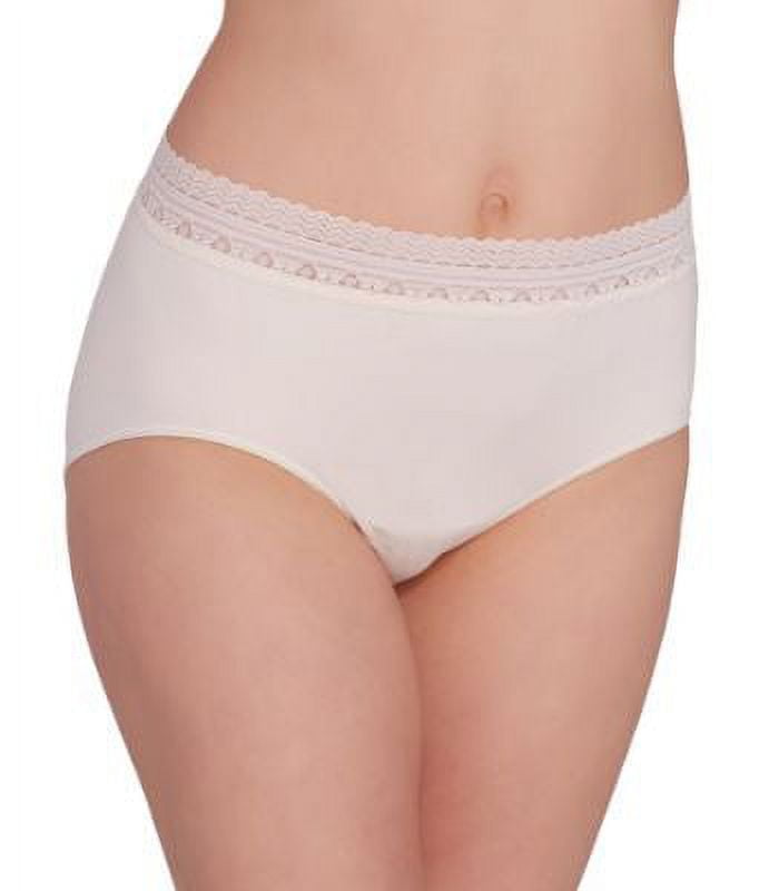 Women's Bali 803J Comfort Revolution Microfiber Brief Panty (Misty Dot 6/7)  