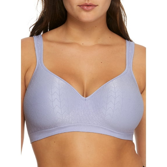 Women's Bali 3463 Comfort Revolution Wirefree Bra (Winter Lake Zag 40C)