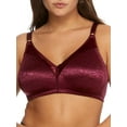 thumbnail image 1 of Women's Bali 3372 Double Support Lace Wirefree Spa Closure Bra (Sparkling Purple 36B), 1 of 4