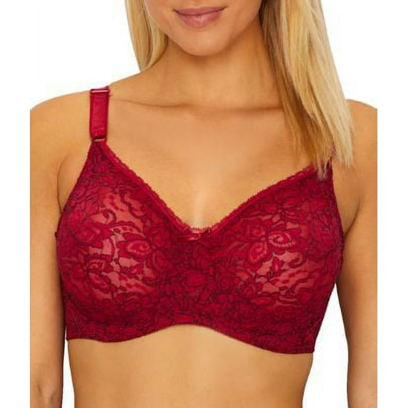Bali Womens Lace 'N Smooth Lace Bra Style-3432