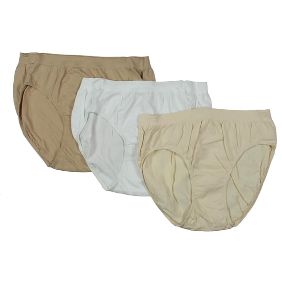 Bali Womens Mid-Rise 3PK Hiphugger Panty