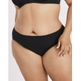 thumbnail image 1 of Bali Womens One Smooth U All-Around Smoothing Hi-Cut Panty, 7, Black 2, 1 of 2