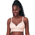 thumbnail image 1 of Bali Women's One Smooth U Bounce Control Wirefree Bra Df3458, Light Buff, 40D, 1 of 5