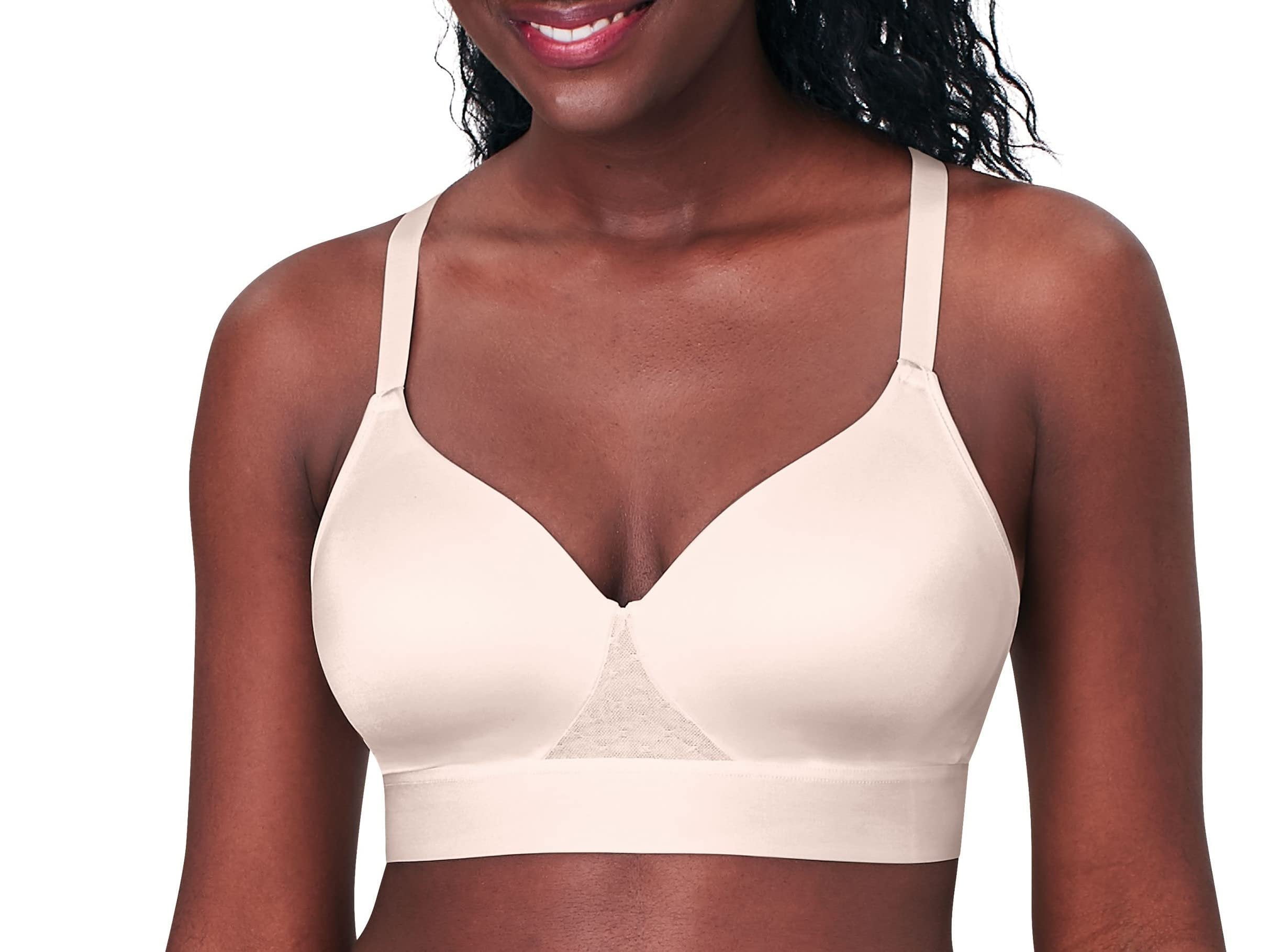 Bali Women's One Smooth U Bounce Control Wirefree Bra Df3458, Light Buff, 36DD