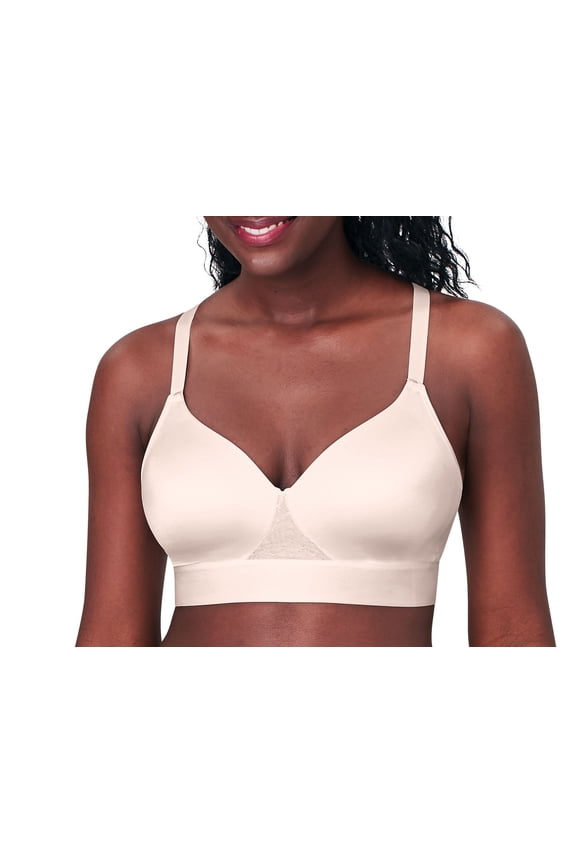 Women's One Smooth U Bounce Control Wirefree Bra Df3458, Light Buff, 36DD