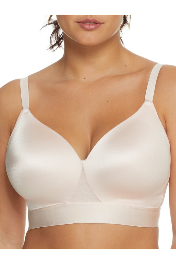 Women's Bali DF3458 One Smooth U Bounce Control Wirefree Foam Bra (Light Buff 42D)
