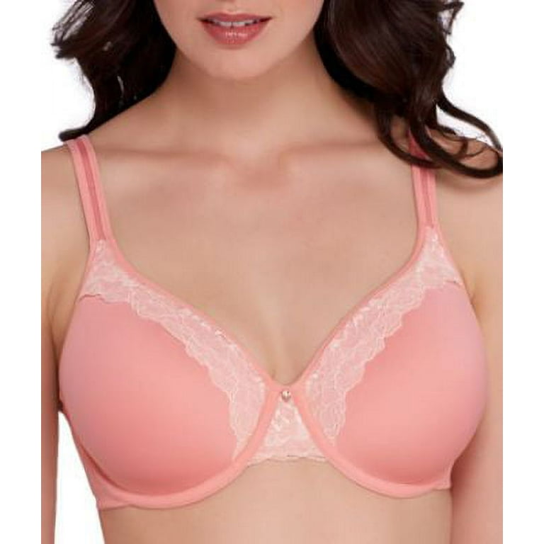 Bali Plus Size Bra: One Smooth U Ultra Light Lace with Lift Spacer Bra 3L97