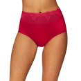 thumbnail image 1 of Bali Womens Passion for Comfort Brief, 8, Scarlet Berry, 1 of 4