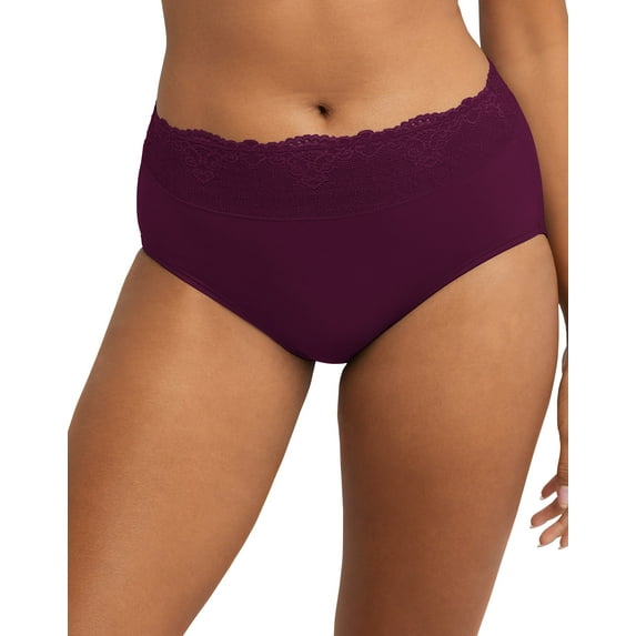 Bali Womens Passion for Comfort Brief, 9, Nightfire Red