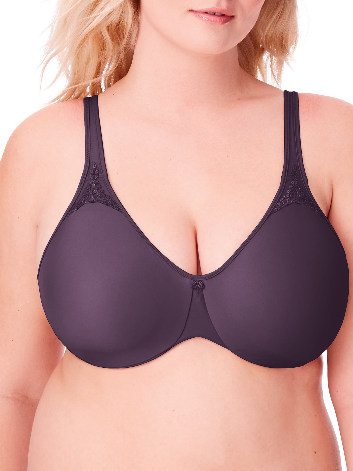The Passion For Comfort® Minimizer Underwire Bra minimizes up to 1.5 inches  to provide a smooth look under tops and dresses.