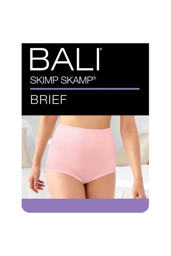 Women's Bali 2633 Skimp Skamp Brief Panty (Moonlight 8)