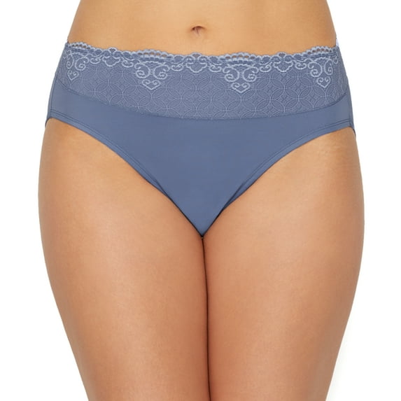 Bali Womens Smooth Passion For Comfort Lace Hi Cut Brief Style-DFPC62L