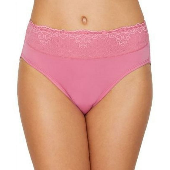 Bali Womens Smooth Passion For Comfort Lace Hi Cut Brief Style-DFPC62L
