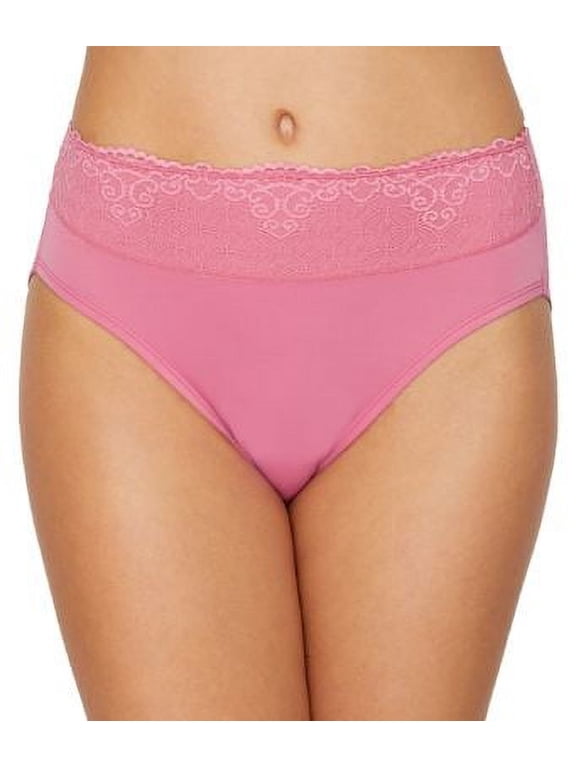 Bali Womens Smooth Passion For Comfort Lace Hi Cut Brief Style-DFPC62L