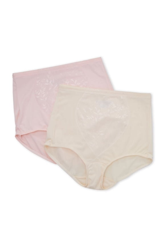 Womens Tummy Panel Firm Control Brief 2-Pack Style-X710