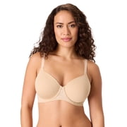 Bali Womens Underwire T-Shirt Bra, Breathe Full-Coverage Bra, Comfortable Padded Bra