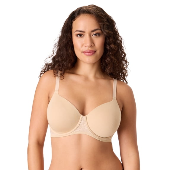 Bali Women's Underwire T-Shirt Bra, Breathe Full-Coverage Bra, Comfortable Padded Bra
