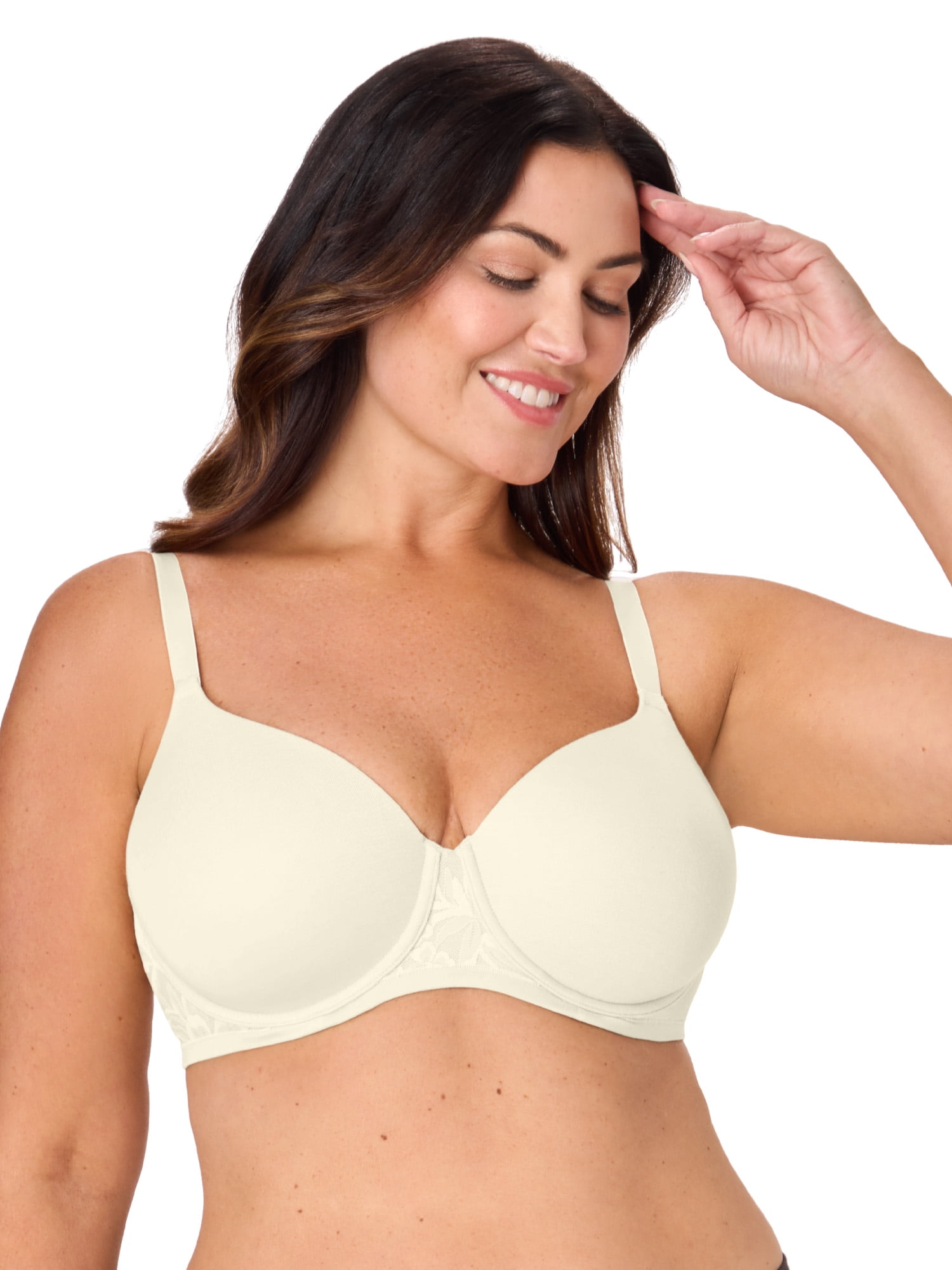Bali Women's Underwire T-Shirt Bra, Breathe Full-Coverage Bra, Comfortable Padded Bra