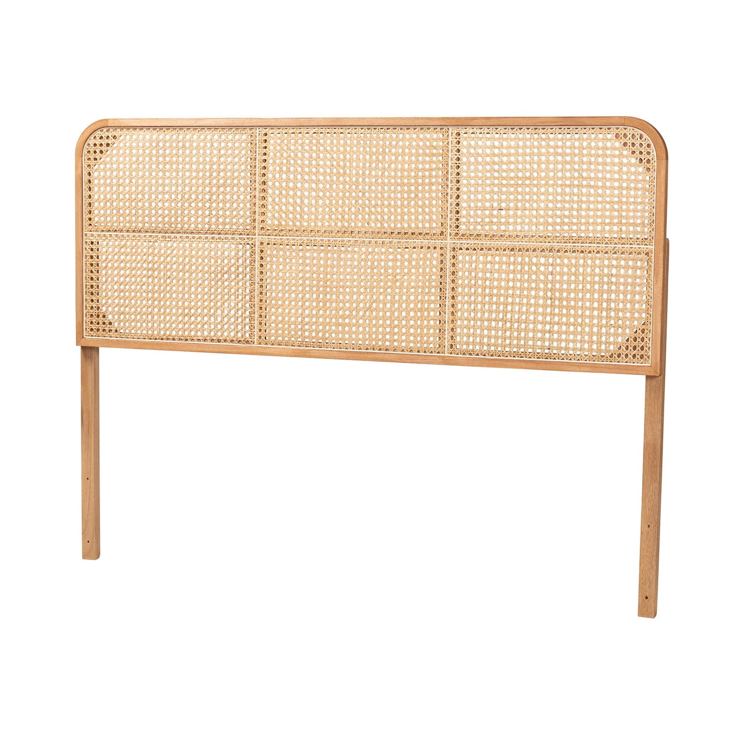 Bali & pari Adjustable Wood Headboard, Brown