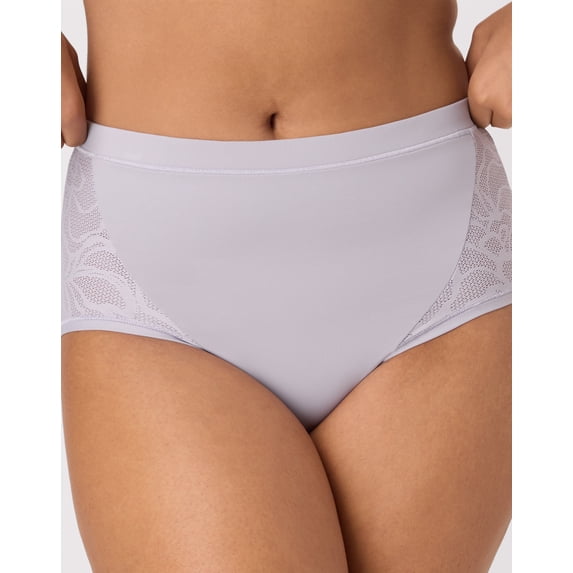 Bali's Coolest Smoothing High Waist Brief Whisper Violet 2XL Women's
