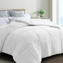 Bedsure Goose Down Comforter King Size, 60 Oz All Season Fluffy
