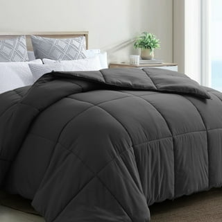 Bonenjoy 1 pc housse de couette 220x240 Dark Gray Color Duvet Cover Double  Size funda nordica cama 150 Queen/King Size Bed Cover 