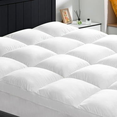 Lovote Extra Thick King Mattress Topper Pillow Top Mattress Pad Cover ...