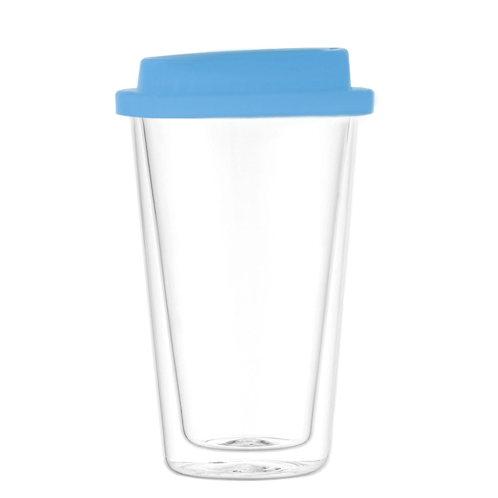 Balieda 350ML/12Oz Drinking Glasses with Silicone Lids - Milk Tea Cups ...