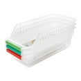 thumbnail image 1 of Balieda Refrigerator Organizers and Storage with Handle Clear Storage Bins Stackable Kitchen Organizers and Storage Box for Home Kitchen, 1PC, 1 of 6