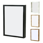 Balieda Shadow Box Frame Display Case, Flower Display 3D Picture Frames, Seashell Display Box with Thickened Glass for Desktop Decoration