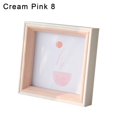 thumbnail image 1 of Balieda Square Picture Frames, Resin 8x8 Picture Frame Desktop Placed Art Photo Frame With Mat for Desktop Decoration (Pink), 1 of 8